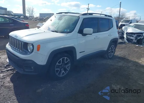 2016 Jeep Renegade Latitude z USA, uszkodzony, nr VIN ZACCJABT7GPD80143